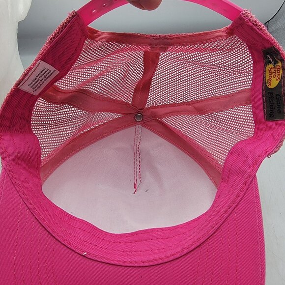 Bass Pro Shops Pink Trucker Hat Mesh Snapback Cap One Size Fits Most OSFM - Picture 7 of 10